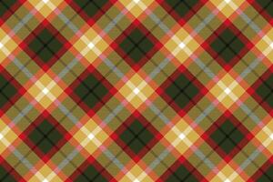 Plaid pattern seamless fabric design vector