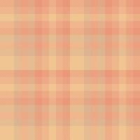 Fabric pattern textile of vector seamless background with a plaid tartan check texture.