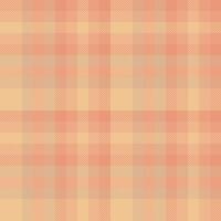 Fabric pattern textile of vector seamless background with a plaid tartan check texture.