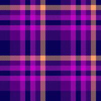 Plaid textile tartan of pattern background check with a seamless texture vector fabric.