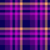 Plaid textile tartan of pattern background check with a seamless texture vector fabric.