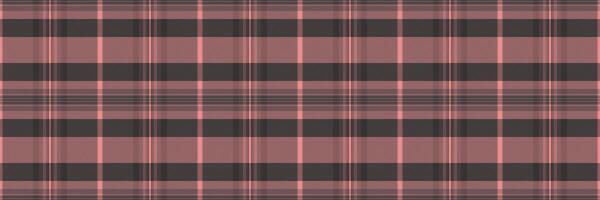 Table cloth seamless textile plaid, 20s pattern texture tartan. Detailed vector fabric check background in pastel and red colors.