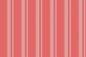 Fibre fabric seamless vector, menu lines texture stripe. Formal vertical background pattern textile in red and white colors. vector