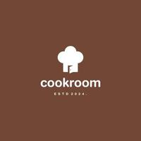 Cooking room logo design icon template vector