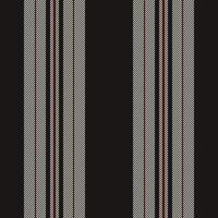 Kit lines stripe vector, simple fabric pattern vertical. Order background texture textile seamless in black and white colors. vector