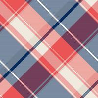 Textile tartan check of texture pattern vector with a background fabric seamless plaid.