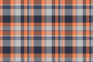 Scratch tartan fabric pattern, trousers background vector check. Decorative texture seamless textile plaid in dark and silver colors.