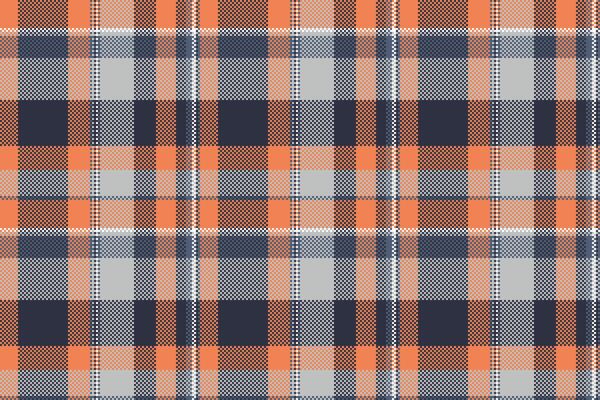 Scratch tartan fabric pattern, trousers background vector check. Decorative texture seamless textile plaid in dark and silver colors.