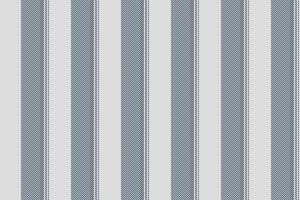 Bedroom seamless pattern fabric, tracery lines textile stripe. Surface background vertical texture vector in gainsboro and cyan colors.