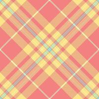 Textile design of textured plaid. Checkered fabric pattern swatch for shirt, dress, suit, wrapping paper print, invitation and gift card. vector