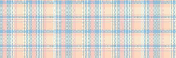 Square texture seamless pattern, duvet cover fabric tartan check. Aged plaid vector textile background in light and cyan colors.