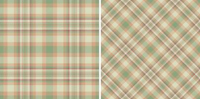 Plaid texture check of pattern vector background with a fabric seamless tartan textile.