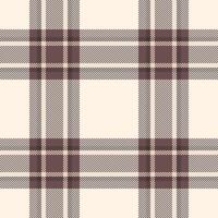 Textile check background of fabric tartan plaid with a texture pattern seamless vector. vector