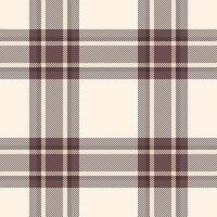 Textile check background of fabric tartan plaid with a texture pattern seamless vector. vector