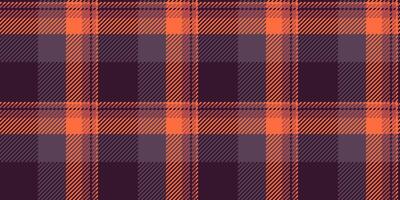 List fabric check texture, faded textile vector tartan. Multicolored pattern seamless background plaid in red and dark colors.