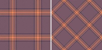 Plaid texture pattern of textile check vector with a seamless tartan fabric background.