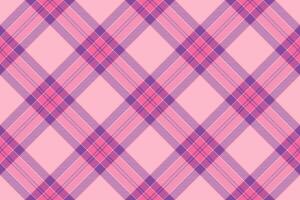 Tartan plaid background, diagonal check seamless pattern. Vector fabric texture for textile print, wrapping paper, gift card, wallpaper.