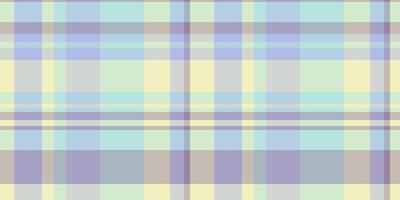 Best check pattern plaid, rural seamless textile tartan. Hipster background vector texture fabric in light and pastel colors.