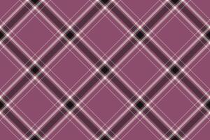 Tartan plaid background, diagonal check seamless pattern. Vector fabric texture for textile print, wrapping paper, gift card, wallpaper.