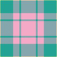 Check textile plaid of tartan vector fabric with a seamless background texture pattern.