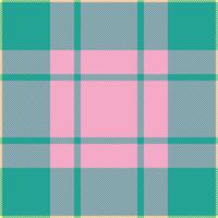 Check textile plaid of tartan vector fabric with a seamless background texture pattern.