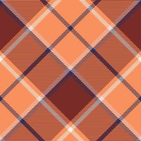 Plaid pattern vector. Check fabric texture. Seamless textile design for clothes, paper print. vector