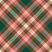 Plaid pattern vector. Check fabric texture. Seamless textile design for clothes, paper print. vector