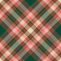 Plaid pattern vector. Check fabric texture. Seamless textile design for clothes, paper print. vector