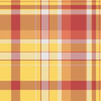 Texture tartan textile of seamless plaid background with a vector fabric check pattern.