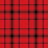 Seamless pattern of scottish tartan plaid. Repeatable background with check fabric texture. Vector backdrop striped textile print.
