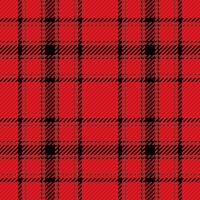 Seamless pattern of scottish tartan plaid. Repeatable background with check fabric texture. Vector backdrop striped textile print.