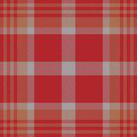 Plaid check pattern. Seamless fabric texture. Tartan textile print. vector