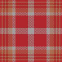 Plaid check pattern. Seamless fabric texture. Tartan textile print. vector