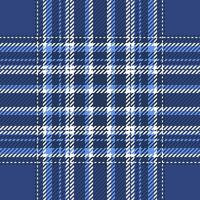 Plaid check pattern. Seamless fabric texture. Tartan textile print. vector