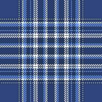 Plaid check pattern. Seamless fabric texture. Tartan textile print. vector