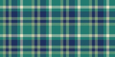 Luxurious textile background check, inspiration texture tartan plaid. Content vector fabric pattern seamless in teal and blue colors.