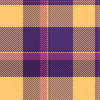 Texture seamless plaid of check textile vector with a background pattern fabric tartan.
