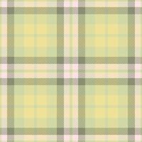 Plaid seamless pattern. Check fabric texture. Vector textile print.