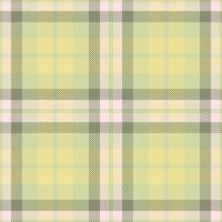 Plaid seamless pattern. Check fabric texture. Vector textile print.