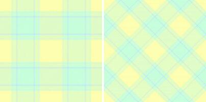 Check pattern fabric of background vector seamless with a tartan texture plaid textile. Set in spring colors in mens flannel shirt styles.