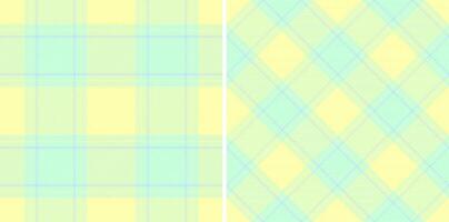 Check pattern fabric of background vector seamless with a tartan texture plaid textile. Set in spring colors in mens flannel shirt styles.