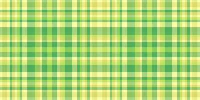 Latin fabric texture check, cozy textile plaid vector. Endless background tartan pattern seamless in green and lime colors. vector