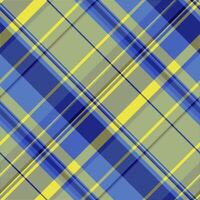 Plaid seamless pattern of texture check fabric with a background tartan textile vector. vector