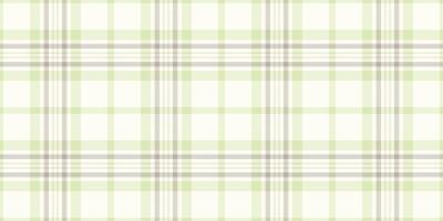 Stitched background pattern tartan, give vector textile texture. Cover seamless check plaid fabric in light and snow colors.