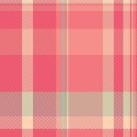Texture fabric background of check tartan pattern with a seamless vector plaid textile.