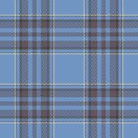 Plaid seamless pattern. Check fabric texture. Vector textile print.