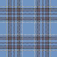 Plaid seamless pattern. Check fabric texture. Vector textile print.