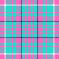 Plaid check pattern. Seamless fabric texture. Tartan textile print. vector