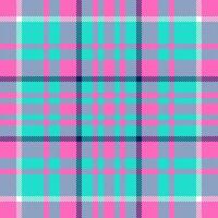 Plaid check pattern. Seamless fabric texture. Tartan textile print. vector