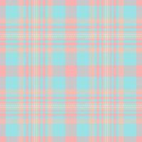 Check plaid background of fabric tartan texture with a textile vector pattern seamless.